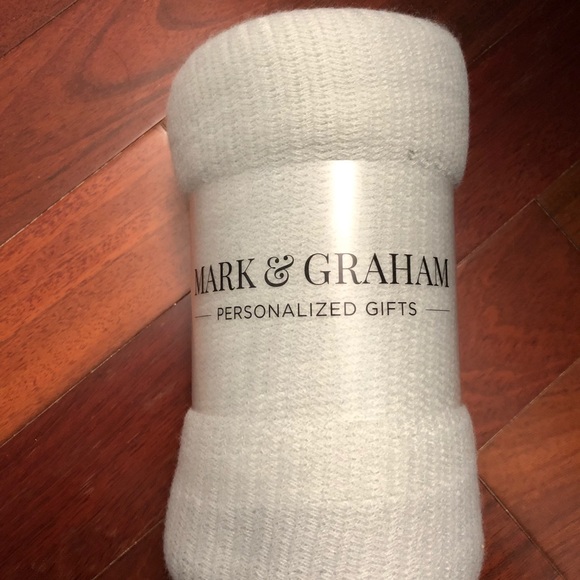 Mark & Graham personalized gifts throw blanket - Picture 1 of 5